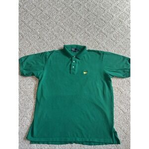 Vtg 90's Polo Ralph Lauren The Masters Single Stitch Logo Shirt XL GreenGolf USA